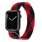 Nylon Braid Strap Watch Band For Apple Watch Series 8&7 41mm / SE 2&6&SE&5&4 40mm / 3&2&1 38mm(27) - 1