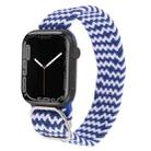 Nylon Braid Strap Watch Band For Apple Watch Series 8&7 41mm / SE 2&6&SE&5&4 40mm / 3&2&1 38mm(24) - 1