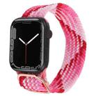 Nylon Braid Strap Watch Band For Apple Watch Ultra 49mm / Series 8&7 45mm / SE 2&6&SE&5&4 44mm / 3&2&1 42mm(31) - 1