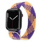 Nylon Braid Strap Watch Band For Apple Watch Ultra 49mm / Series 8&7 45mm / SE 2&6&SE&5&4 44mm / 3&2&1 42mm(23) - 1