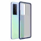 For vivo X70 Four-corner Shockproof TPU + PC Protective Phone Case(Blue) - 1