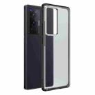 For vivo X70 Pro Four-corner Shockproof TPU + PC Protective Phone Case(Black) - 1
