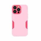 For iPhone 13 Pro Max Precise Hole TPU Phone Case (Pink) - 1