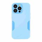 For iPhone 11 Pro Max Precise Hole TPU Phone Case (Blue) - 1