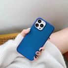 For iPhone 13 Frosted PC + TPU Phone Case(Blue) - 1
