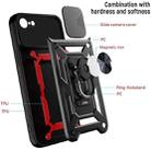 For iPhone SE 2022 / SE 2020 / 8 / 7 Sliding Camera Cover Design TPU+PC Phone Protective Case(Black) - 3