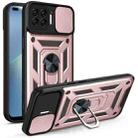 For OPPO A93 5G / A74 5G / A54 5G Sliding Camera Cover Design TPU+PC Phone Protective Case(Rose Gold) - 1