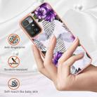 For Xiaomi Redmi 10 Electroplating IMD TPU Phone Case(Purple Flower) - 2