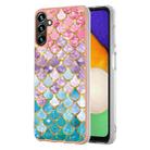 For Samsung Galaxy A13 5G Electroplating IMD TPU Phone Case(Colorful Scales) - 1