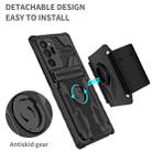 For Samsung Galaxy Note20 Ultra Kickstand Detachable Armband Phone Case(Black) - 2