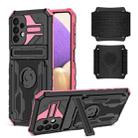 For Samsung Galaxy A32 5G Kickstand Detachable Armband Phone Case(Pink) - 1