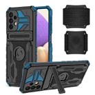 For Samsung Galaxy A32 5G Kickstand Detachable Armband Phone Case(Blue) - 1