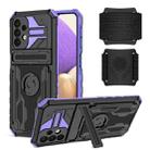 For Samsung Galaxy A32 5G Kickstand Detachable Armband Phone Case(Purple) - 1
