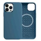 For iPhone 13 WiWU Magsafe Magnetic Silicone Phone Case(Blue Jay) - 1