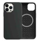 For iPhone 13 Pro WiWU Magsafe Magnetic Silicone Phone Case (Midnight Black) - 1