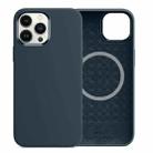 For iPhone 13 Pro WiWU Magsafe Magnetic Silicone Phone Case (Abyss Blue) - 1