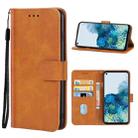 Leather Phone Case For Oukitel K9 Pro(Brown) - 1