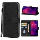 Leather Phone Case For Coolpad Suva(Black) - 1