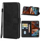 Leather Phone Case For Nokia G300(Black) - 1