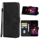 Leather Phone Case For LG X power 3 / X5 2018(Black) - 1