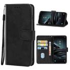 Leather Phone Case For TCL 20XE(Black) - 1