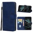 Leather Phone Case For TCL 20XE(Blue) - 1