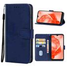 Leather Phone Case For TCL 205(Blue) - 1