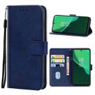 Leather Phone Case For Infinix Hot 11s(Blue) - 1