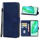 Leather Phone Case For OnePlus 10 Pro 5G(Blue) - 1