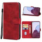 Leather Phone Case For OnePlus Nord N20 5G / OPPO A96 5G / Reno7 Z / Reno7 Lite 5G(Red) - 1