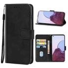 Leather Phone Case For OnePlus Nord N20 5G / OPPO A96 5G / Reno7 Z / Reno7 Lite 5G(Black) - 1