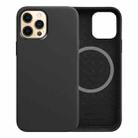 For iPhone 13 WiWU PU Leather + Metal Magsafe Magnetic Phone Case(Black) - 1