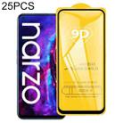 25 PCS 9D Full Glue Screen Tempered Glass Film For OPPO Realme Narzo 30 Pro - 1