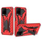 For vivo Y21 / Y21s / Y33s 4G Shockproof TPU + PC Protective Phone Case with Holder(Red) - 1