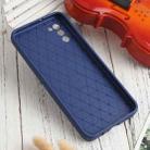 For Samsung Galaxy A02s / M02s Litchi Texture Sliding Camshield TPU Phone Case(Blue) - 3