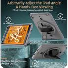 Shockproof TPU + PC Tablet Case with Holder & Pen Slot & Shoulder Strap For iPad mini 2019 / mini 4(Grey) - 2