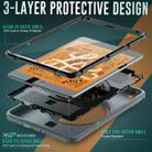 Shockproof TPU + PC Tablet Case with Holder & Pen Slot & Shoulder Strap For iPad mini 2019 / mini 4(Grey) - 4