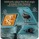 Shockproof TPU + PC Tablet Case with Holder & Pen Slot & Shoulder Strap For iPad mini 2019 / mini 4(Light Blue) - 2