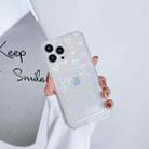 For iPhone 13 Pro Laser Love-heart TPU Phone Case  - 1