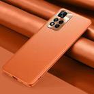 For Xiaomi Redmi Note 11 Pro Airbag Shockproof Protective Phone Case(Orange) - 1