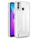 For Tecno Spark 6 Go Transparent Candy TPU Phone Case(White) - 1