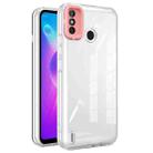 For Tecno Spark 6 Go Transparent Candy TPU Phone Case(Pink) - 1