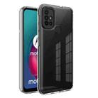 For Motorola Moto G10 / G20 / G30 Transparent Candy TPU Phone Case(Black) - 1