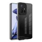 For Xiaomi Mi 11T / 11T Pro Transparent Candy TPU Phone Case(Black) - 1
