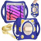 Cute Cat King Kids Shockproof EVA Protective Case with Holder & Shoulder Strap & Handle For iPad mini 6(Dark Blue) - 1