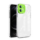 Transparent Candy TPU Phone Case For iPhone 12(Grass Green) - 1