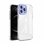 Transparent Candy TPU Phone Case For iPhone 12 Pro(Purple) - 1