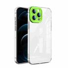 Transparent Candy TPU Phone Case For iPhone 12 Pro Max(Grass Green) - 1