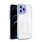 Transparent Candy TPU Phone Case For iPhone 12 Pro Max(Purple) - 1