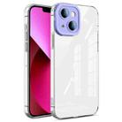 Transparent Candy TPU Phone Case For iPhone 13(Purple) - 1